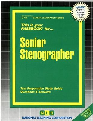 Book cover for Senior Stenographer