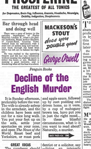 Book cover for Decline of the English Murder