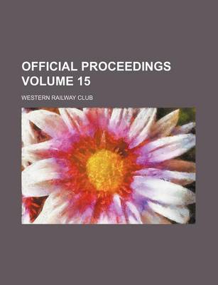 Book cover for Official Proceedings Volume 15