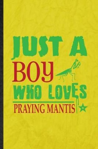 Cover of Just a Boy Who Loves Praying Mantis