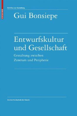 Cover of Entwurfskultur und Gesellschaft