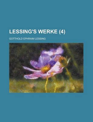 Book cover for Lessing's Werke (4 )