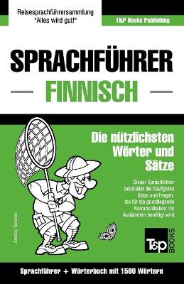 Book cover for Sprachfuhrer Deutsch-Finnisch und Kompaktwoerterbuch mit 1500 Woertern