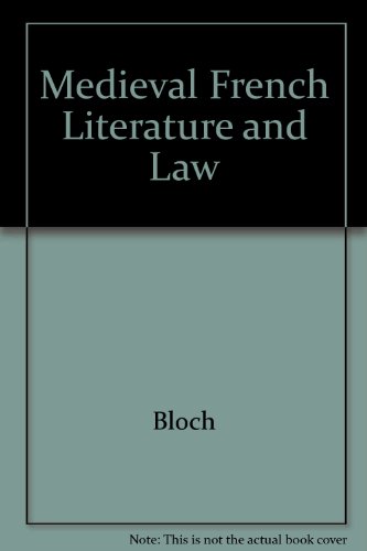 Book cover for Medieval French Literature and Law