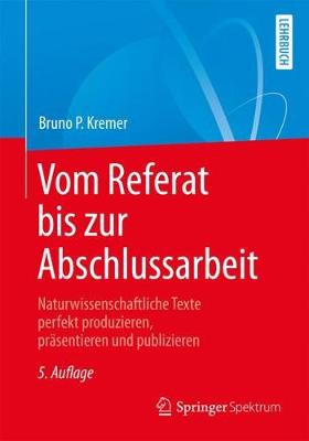 Book cover for Vom Referat Bis Zur Abschlussarbeit