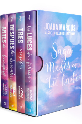 Cover of Estuche Saga Meses a tu lado / Months by Your Side Saga. Boxed Set