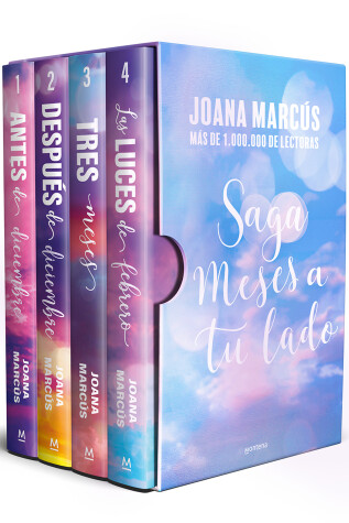 Book cover for Estuche Saga Meses a tu lado / Months by Your Side Saga. Boxed Set