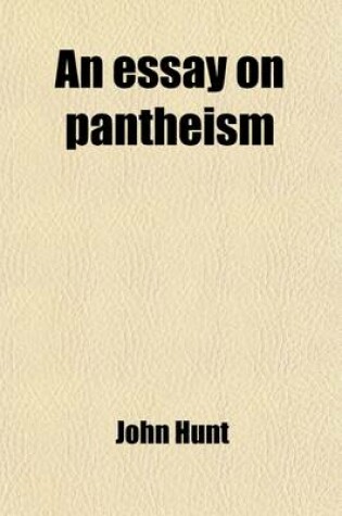 Cover of An Essay on Pantheism