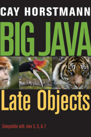 Cover of Big Java: Late Objects 1e + WileyPLUS Registration Card