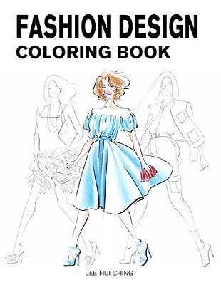 Book cover for Fashion Design Coloring Book