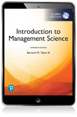 Cover of Introduction to Management Science, Global Edition