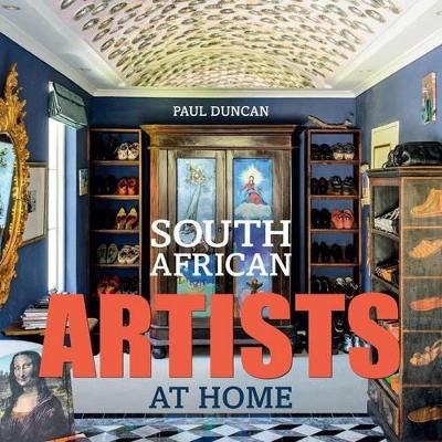 Book cover for South African artists at home