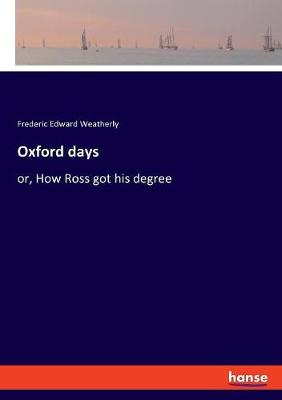 Book cover for Oxford days