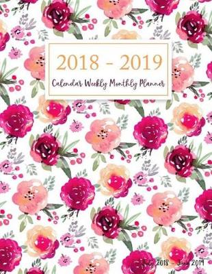 Cover of July 2018 - June 2019 Calendar Weekly Monthly Planner