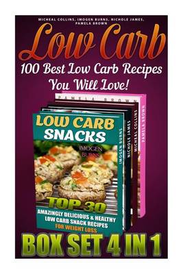 Book cover for Low Carb Box Set 4 in 1