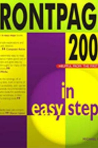 Cover of FrontPage 2002 in Easy Steps