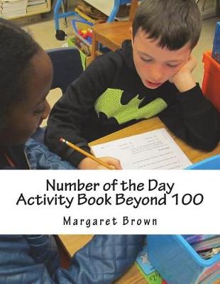 Book cover for Number of the Day Activity Book Beyond 100