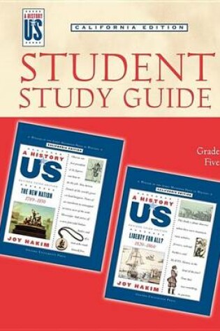 Cover of Student Study Guide to New Nation Grade 5 3e Hofus (California Edition)