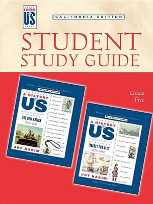 Book cover for Student Study Guide to New Nation Grade 5 3e Hofus (California Edition)