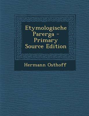 Book cover for Etymologische Parerga