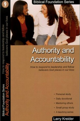 Cover of Authority and Accountability