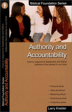 Cover of Authority and Accountability