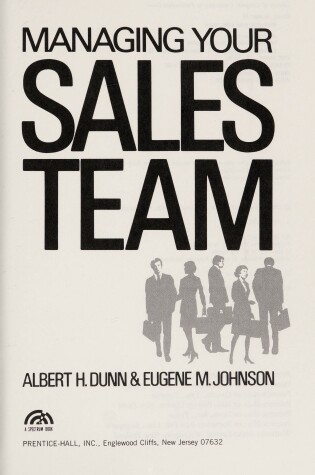 Cover of Managing Your Sales Team