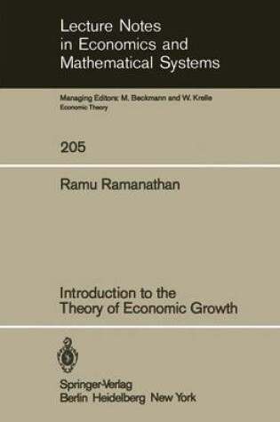 Cover of Introduction to the Theory of Economic Growth