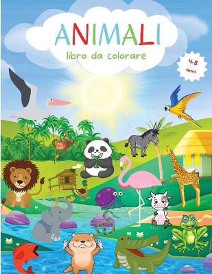 Book cover for Libro da colorare di animali