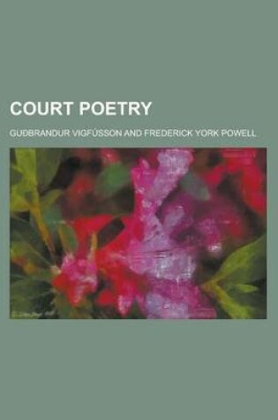 Cover of Court Poetry