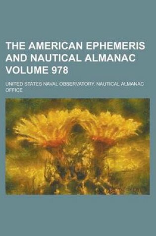 Cover of The American Ephemeris and Nautical Almanac Volume 978