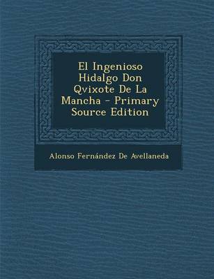 Book cover for El Ingenioso Hidalgo Don Qvixote de La Mancha