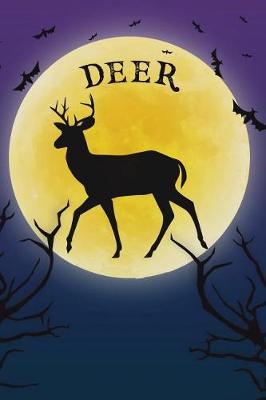 Book cover for Deer Notebook Halloween Journal