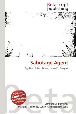 Cover of Sabotage Agent