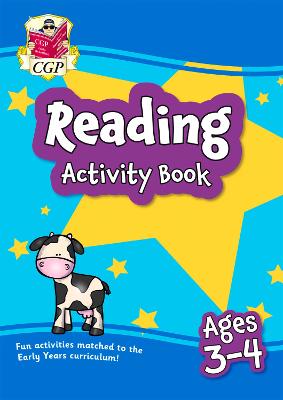 Book cover for New Reading Activity Book for Ages 3-4 (Preschool)