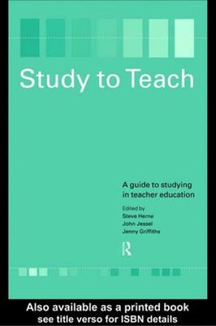 Cover of Study to Teach