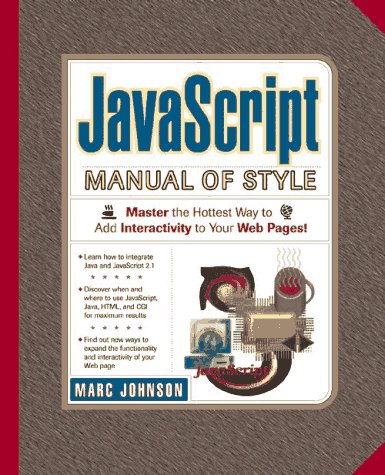 Book cover for Javascript 2.1 Manual of Style