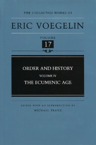 Cover of Order and History (CW17)