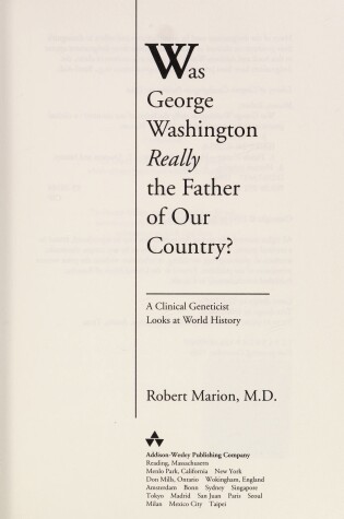 Cover of Was George Washington HB