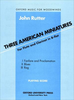 Cover of Three American Miniatures