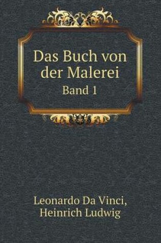 Cover of Das Buch von der Malerei Band 1
