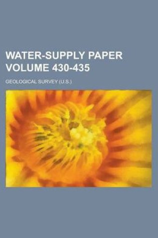 Cover of Water-Supply Paper Volume 430-435