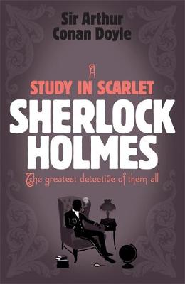 Book cover for Sherlock Holmes: A Study in Scarlet