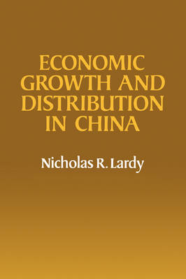 Book cover for Economic Growth and Distribution in China