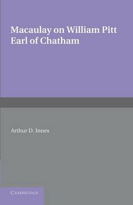 Book cover for William Pitt Earl of Chatham
