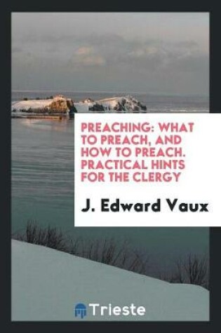 Cover of Preaching