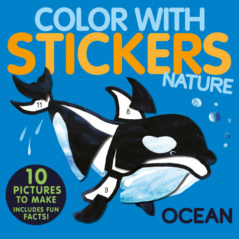 Book cover for Color with Stickers: Ocean