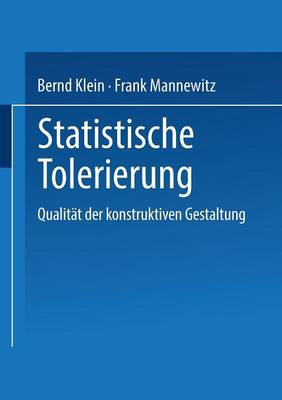 Book cover for Statistische Tolerierung