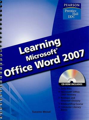 Book cover for Learning Microsoft Word 2007