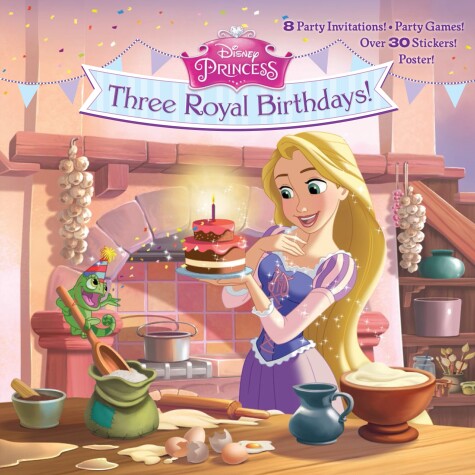 Cover of Three Royal Birthdays! (Disney Princess)